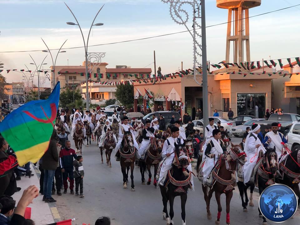 احتفالات الذكرى الثامنة لثورة فبراير ( جنزور ).