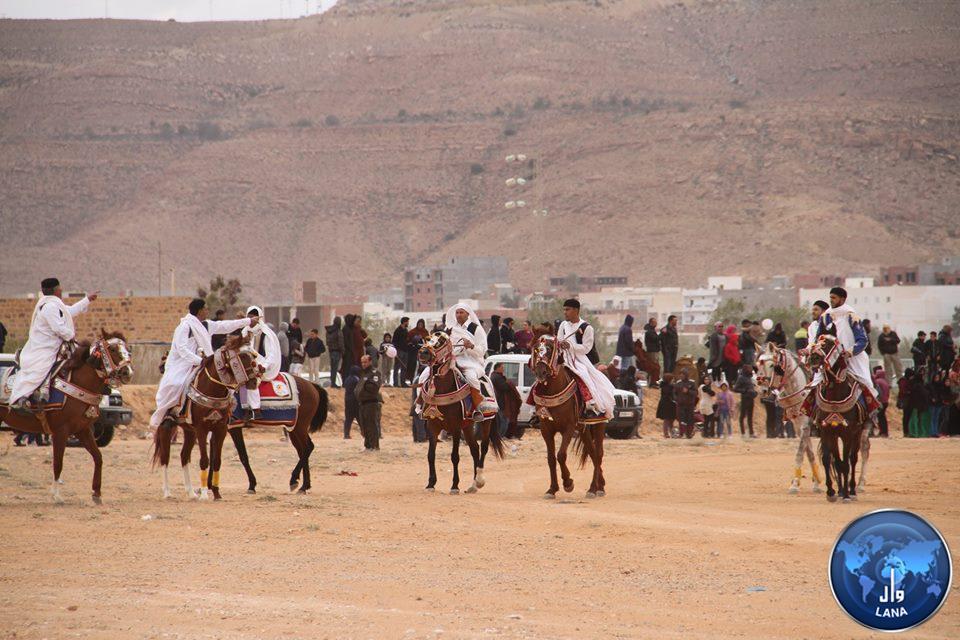 مشاركة فرسان سيدي السائح وقماطة بمهرجان تطاوين للقصور الصحراوية بتونس 23 مارس 2019 