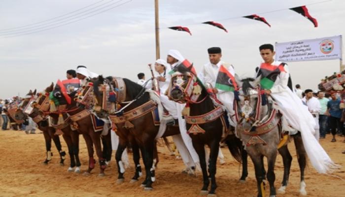 مهرجان لمة فرسان ليبيا للفروسية الشعبية دعم للمصالحة الوطنية 