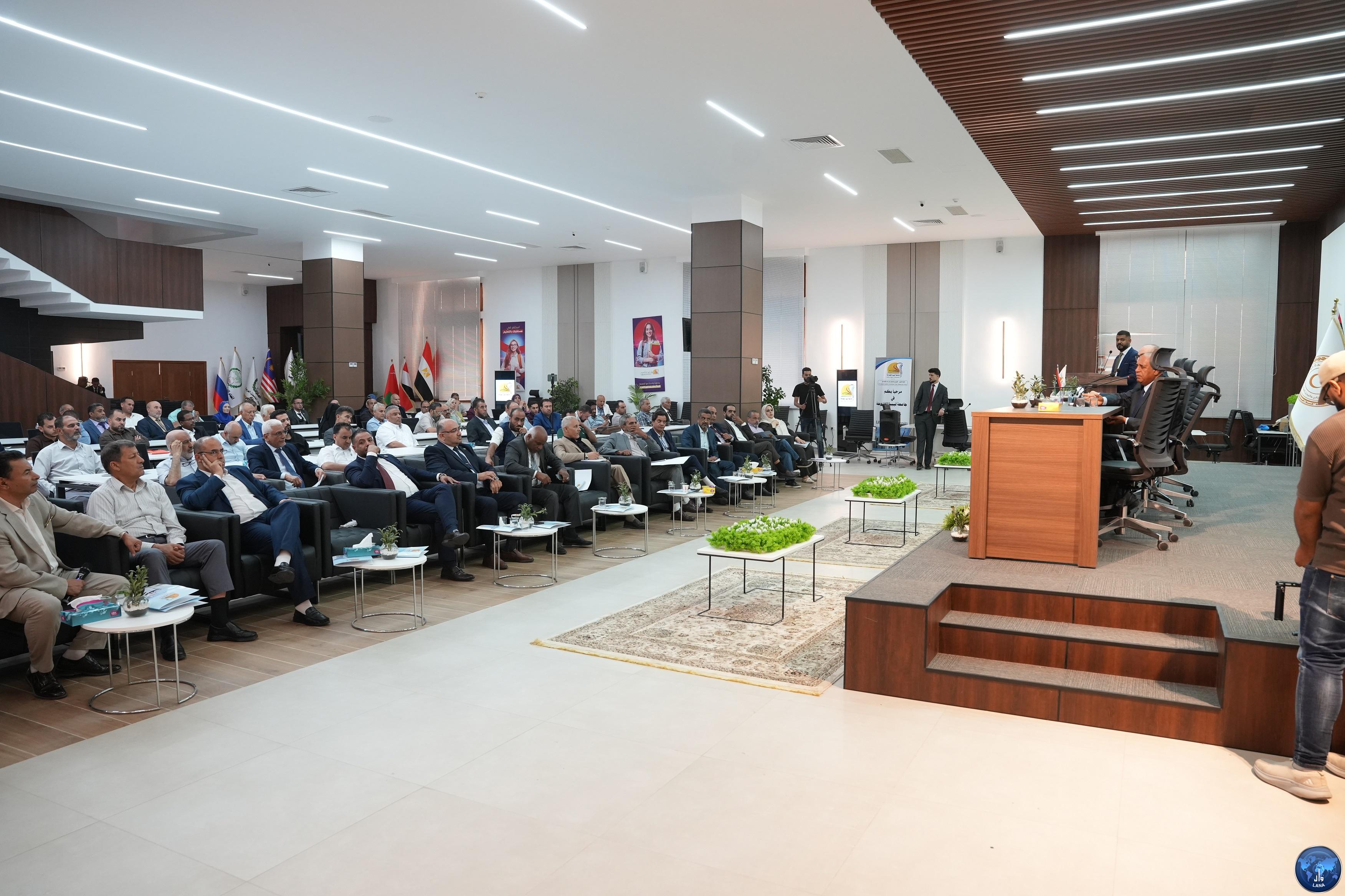 جامعة ليبيا المفتوحة تنظم حوارية بعنوان واقع التعليم العالي الخاص في ليبيا تحديات واافاق التطوير