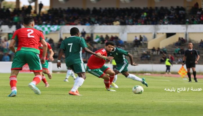 لقاء الاهلي مع بالاشهر // الدوري الليبي .