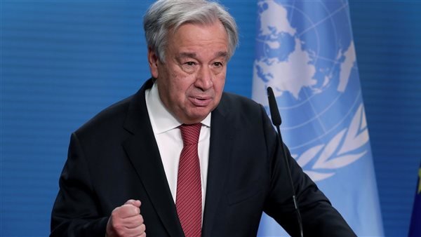 خلال مؤتمر صحفي  بنيويورك الأمين العام للأمم المتحدة يؤكد استمرار العمل مع الليبيين لعقد الانتخابات في أسرع وقت ممكن . 