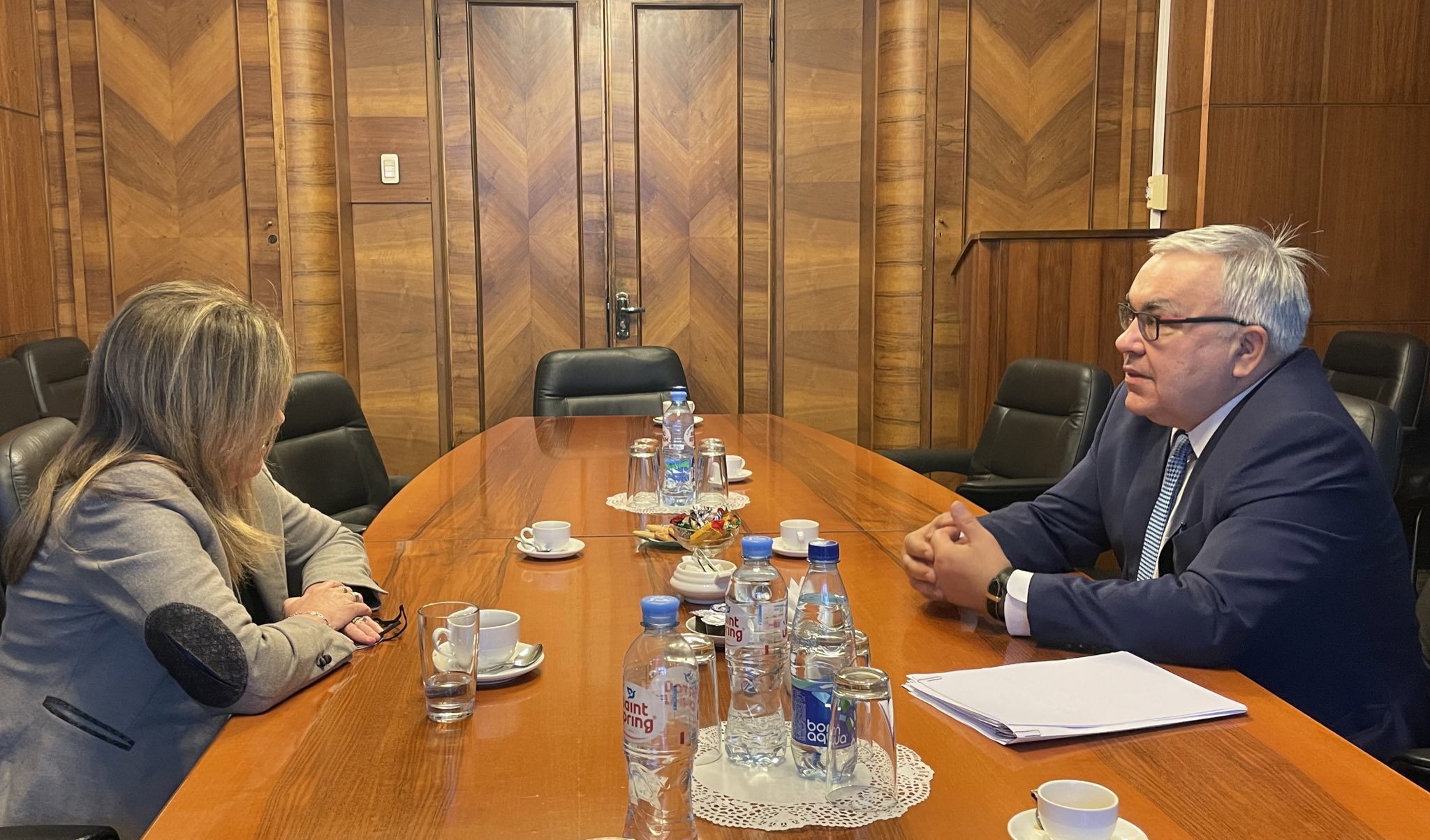 سـتيفاني ولـيامز و نائب وزير الخارجية الروسي يبحثان التحديات التي تواجه العملية الانتخابية في ليبيا .