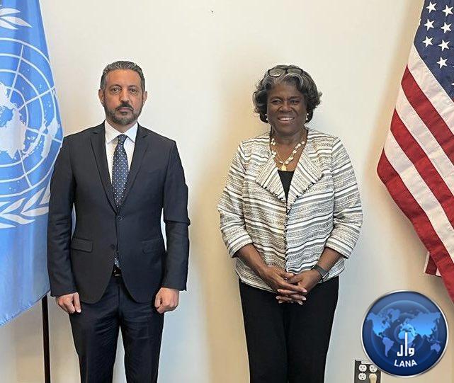 مندوبا ليبيا والولايات المتحدة في الأمم المتحدة يؤكدان على أهمية دور أمريكا لدعم الحلول السلمية للأزمة الليبية وتفادي أي تصعيد عسكري أو مواجهات مسلحة.
