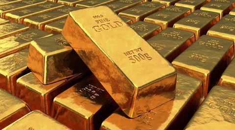 ارتفاع أسعار الذهب مع تراجع الدولار. 