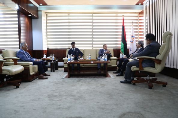 Minister of Oil and Gas discusses with Ambassador of Malta cooperation between Libyan and Maltese companies.