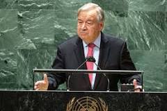 UN Secretary-General hands over permanent members of the Security Council a letter on appointing a new special envoy to Libya.