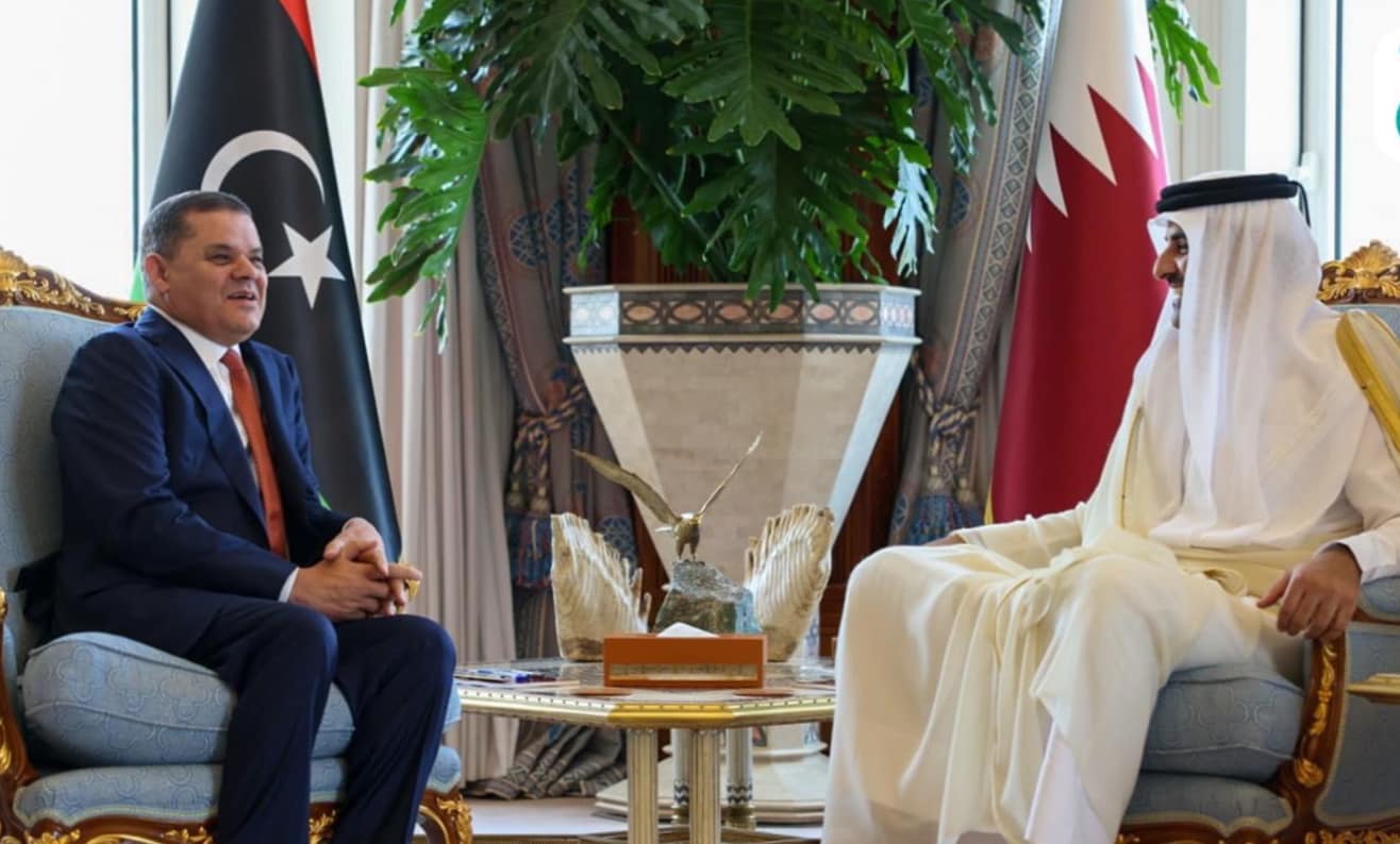 Abdel Hamid Dbaiba s'entretient avec l'émir du Qatar pour soutenir les efforts visant à organiser des élections comme seule option pour le peuple libyen.