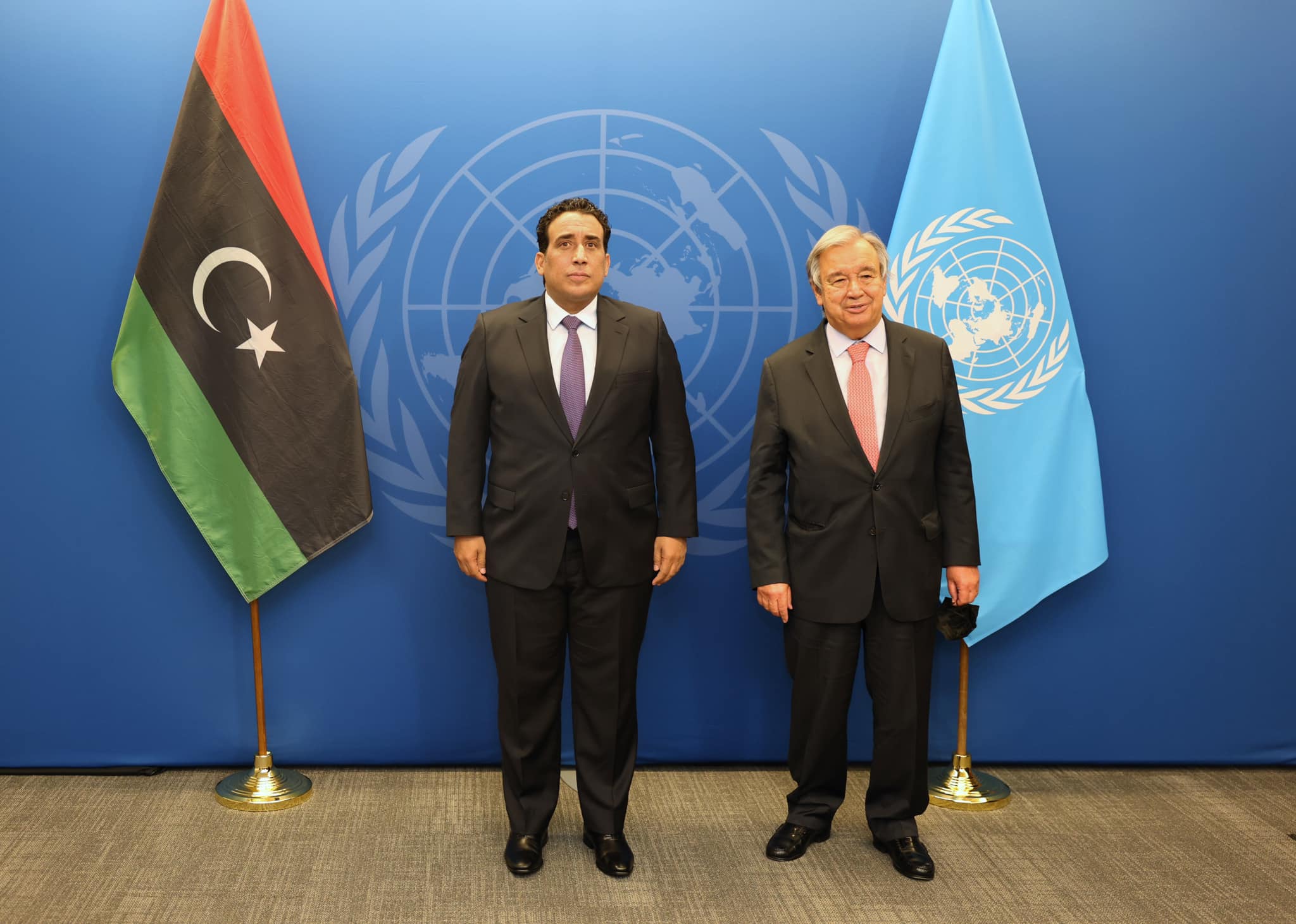 Antonio Guterres, confirme son grand intérêt pour le dossier libyen et son plein soutien aux efforts du Conseil présidentiel pour parvenir à la stabilité