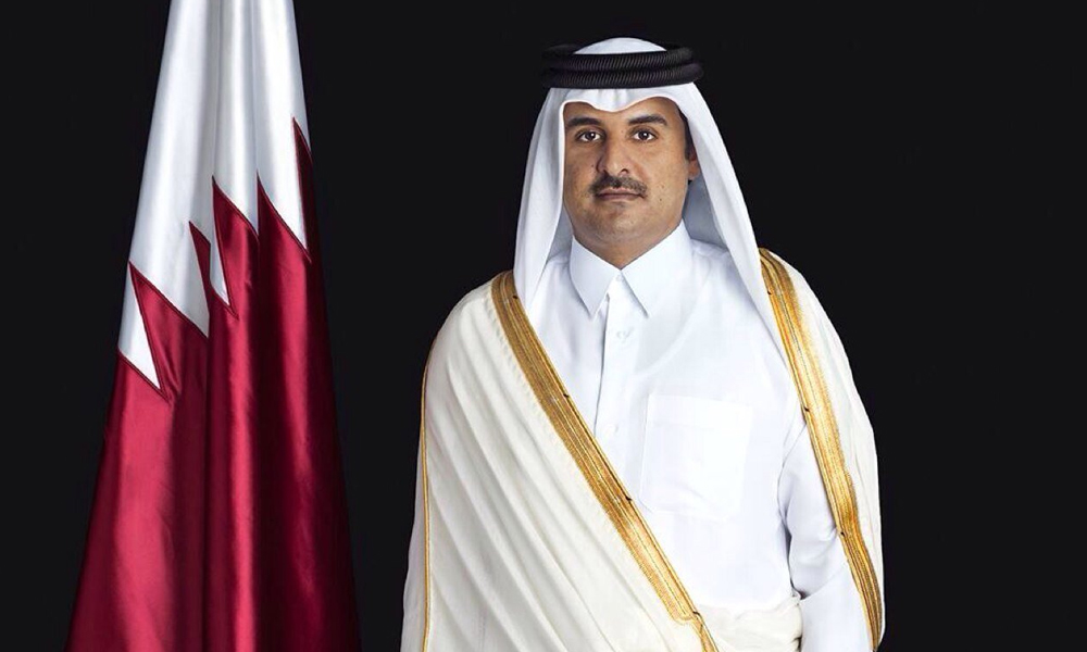  Emir of Qatar calls for political process in Libya to be completed, and obstructionists to be held accountable.
