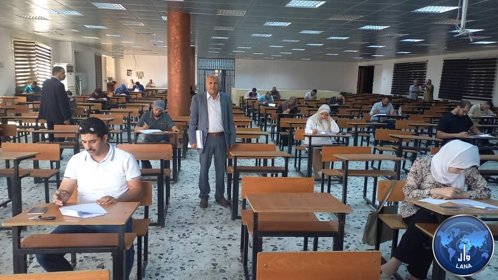 بدء امتحانات المفاضلة لنيل شهادات الماجستير بجامعة ليبيا المفتوحة.