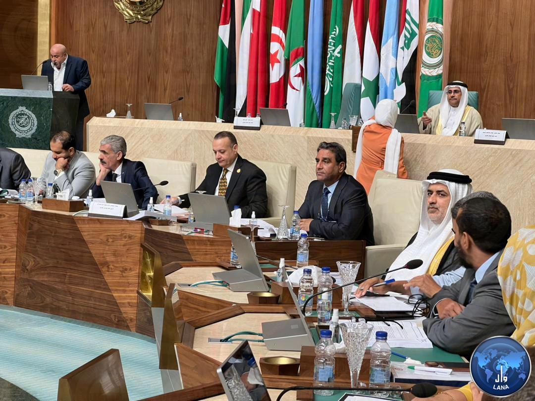 عدد من أعضاء مجلس النواب الأعضاء في البرلمان العربي يشاركون في اجتماع البرلمان العربي  المنعقد بمقر الجامعة العربية   بمصر  .