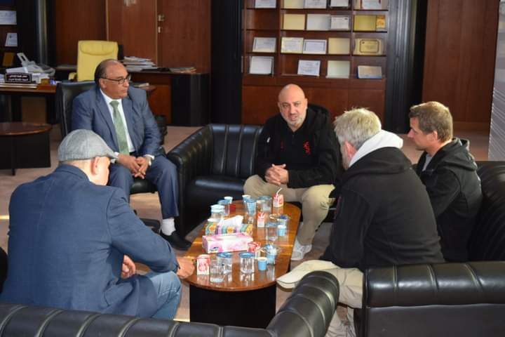 Mayor of Sirte municipality meets the executive director of the DCA organization for demining and war remnants.