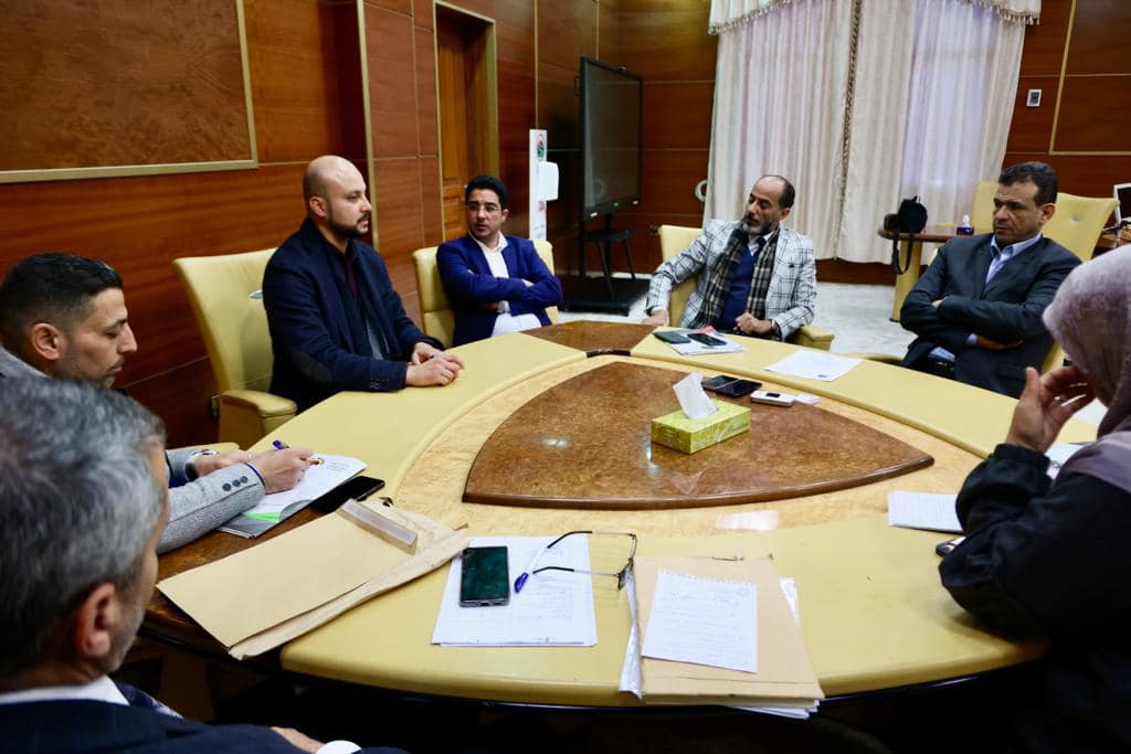 Abu-Janah discusses with Italian Company (Programa Pente) activating the agreement to establish a station for the safe disposal of medical waste.
