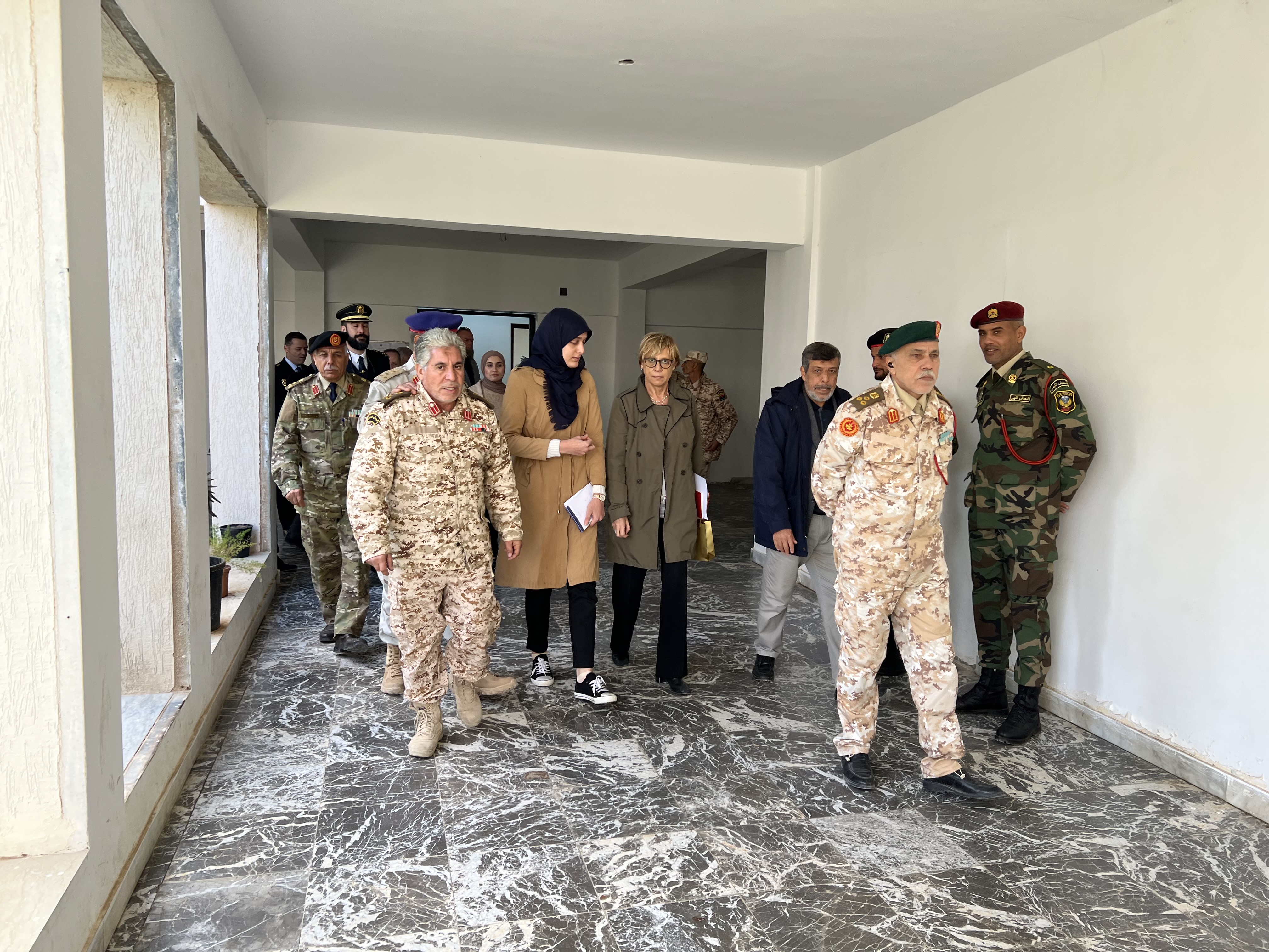  رئيسة بعثة (يوبام) تلتقي بمديري حرس الحدود الليبيين.