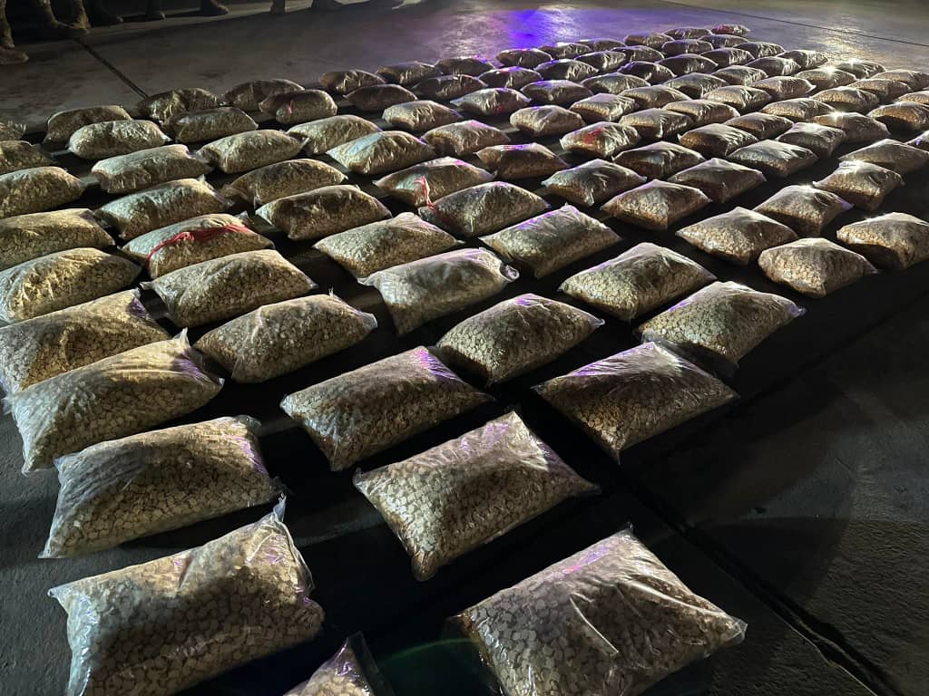Misurata Port Customs: Seizing 1,700,000 narcotic pills on board a ship coming from Europe.