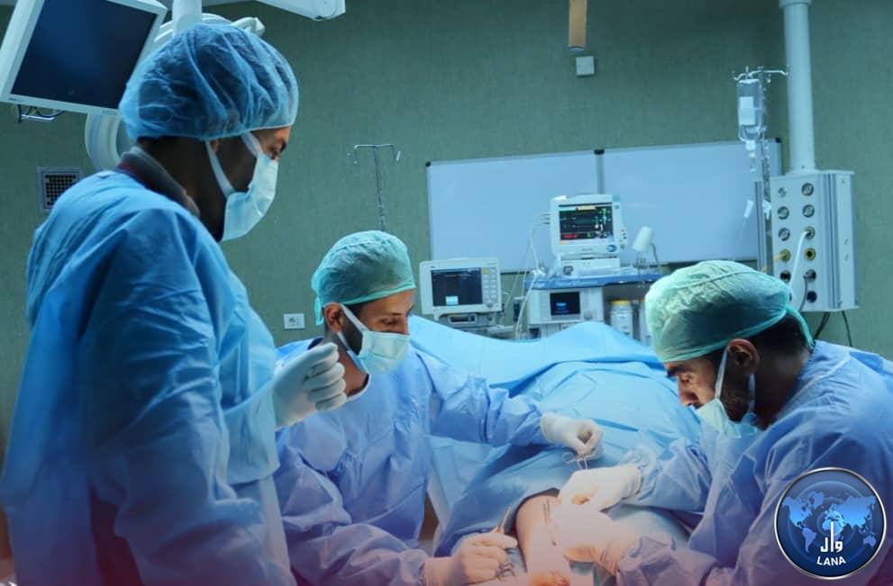 Al-Marj Teaching Hospital performs 30 orthopedic surgeries per month.