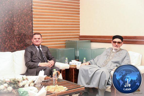 Al-Dabaiba and Al-Ghariani discuss general issues related to the homeland and the citizen.