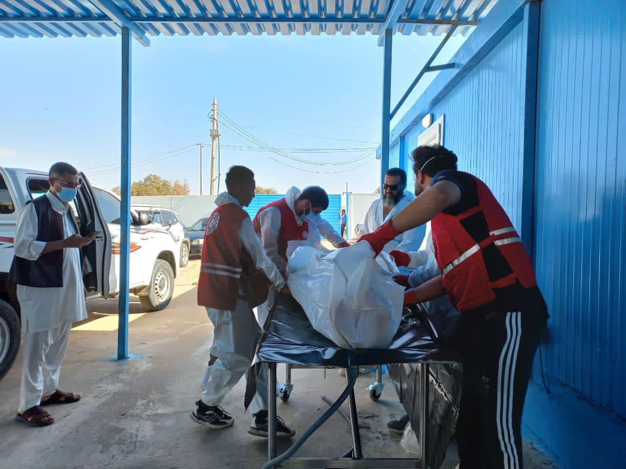 (11) corps d'immigrants illégaux ont été récupérés au large de la ville d'al- Garahboulli.