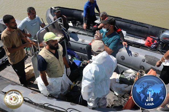 الهيئة العامة للتعرف على المفقودين : إنتشال 9 جثث مجهولة الهوية من داخل البحر في مدينة درنة .