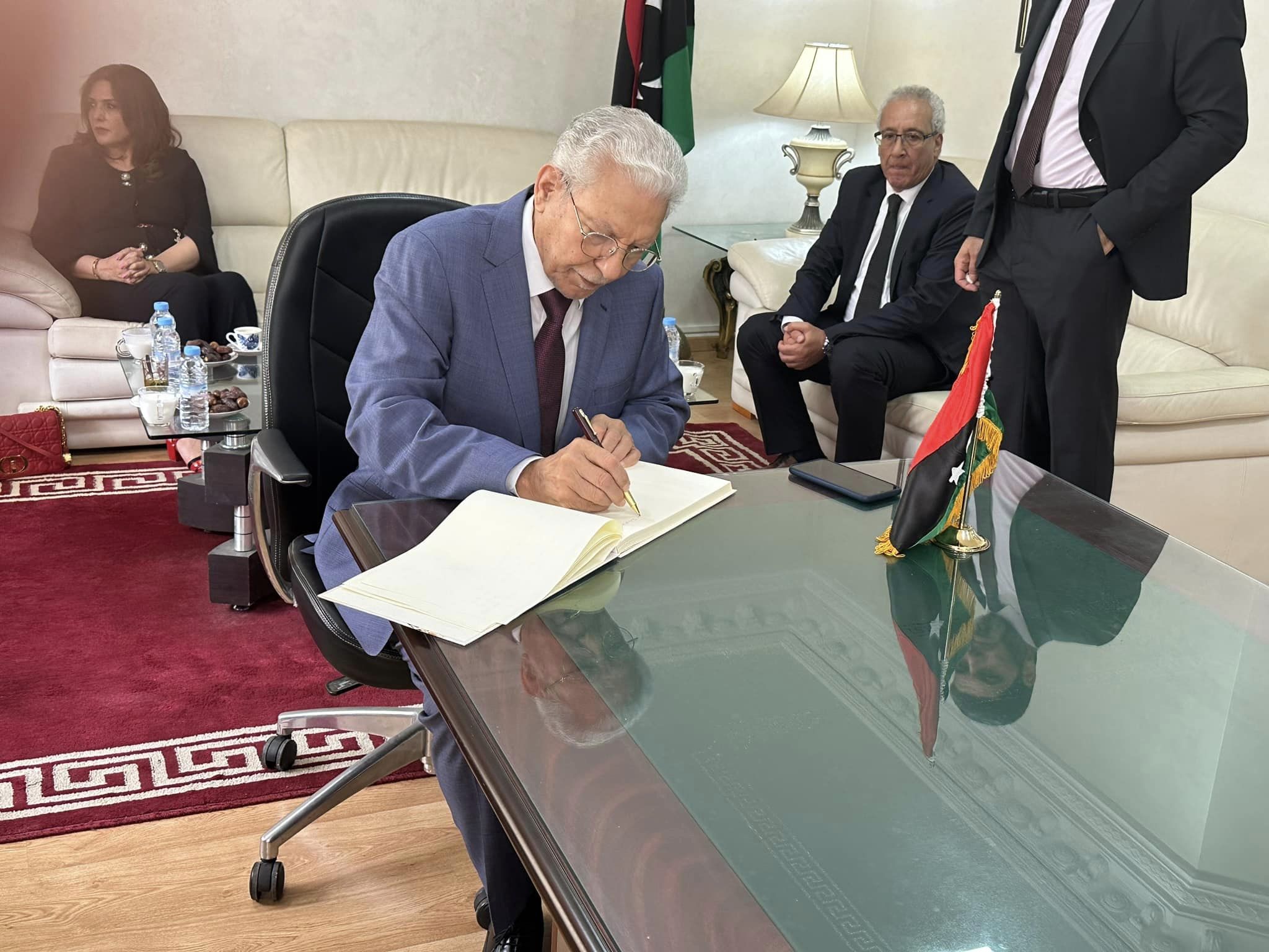 The Secretary-General of the Arab Maghreb Union visits the Libyan Embassy in Rabat and offers condolences to the flood victims.