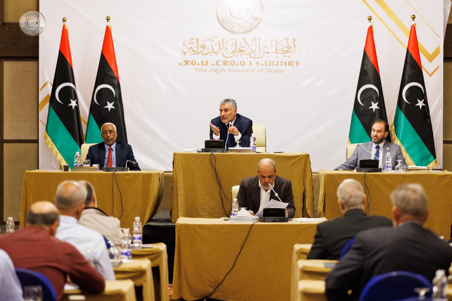 The High Council of State resumes its suspended (ninetieth) session at its headquarters in Tripoli.