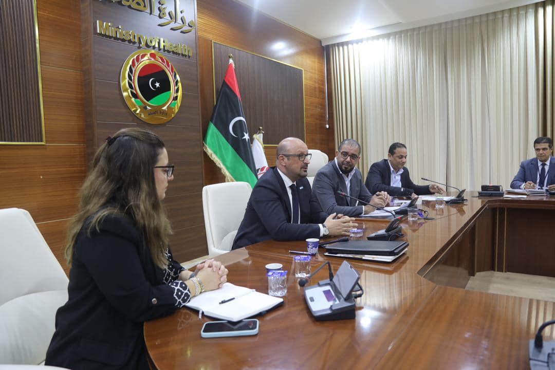 Ministry of Health Undersecretary meets with the representative of the WHO in Libya