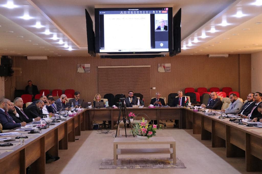 المعهد الأعلى للقضاء يقيم ورشة عمل حول إصلاح قطاع العدالة كجزء من عملية العدالة الانتقالية في ليبيا.