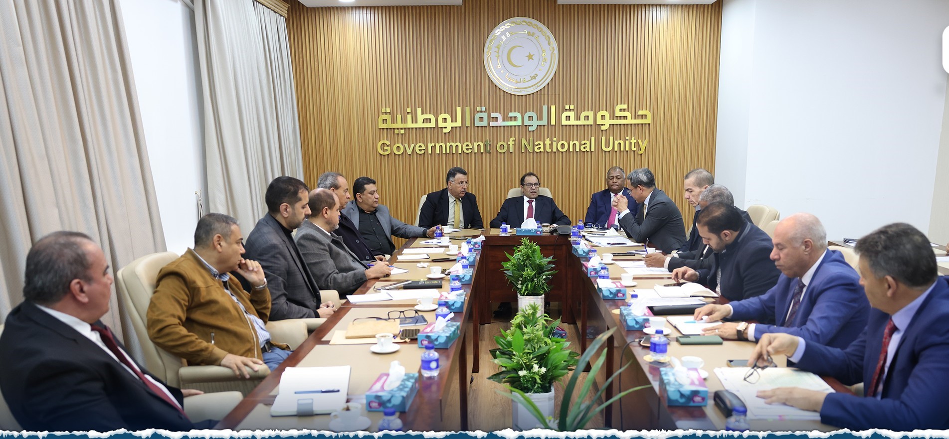 اجتماع اللجنة الخاصة بتنفيذ قرارات الايفاد بالجامعات والمعاهد والكليات الليبية