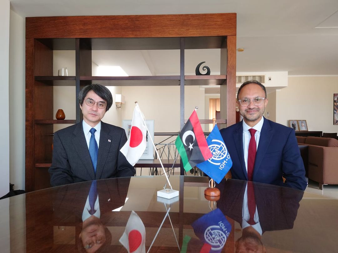 The Japanese Ambassador announces his country's contribution of $630,000 to support efforts to help Libya recover from the effects of Storm Daniel.