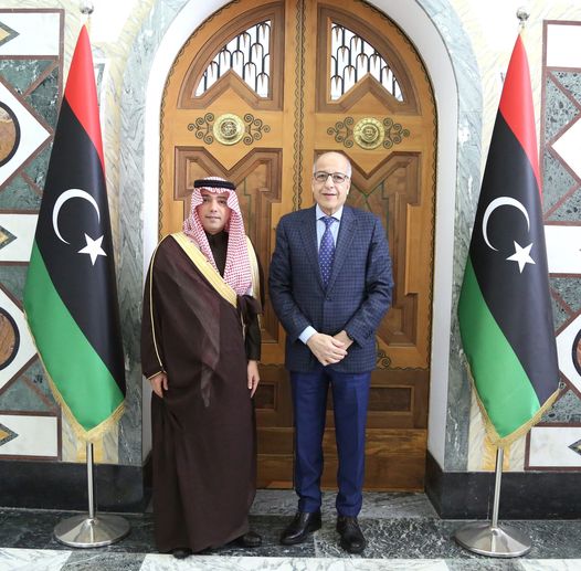 El-Kabeer meets with the Chargé d'Affaires of the Embassy of Saudi Arabia.