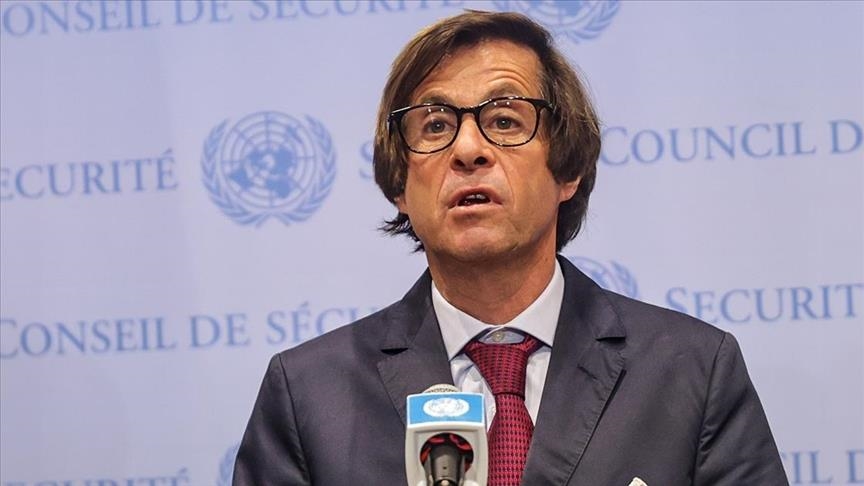 ممثل فرنسا الدائم لدى الأمم المتحدة : الكارثة ليست طبيعية في غزة ويجب إنهاؤها فوراً . 