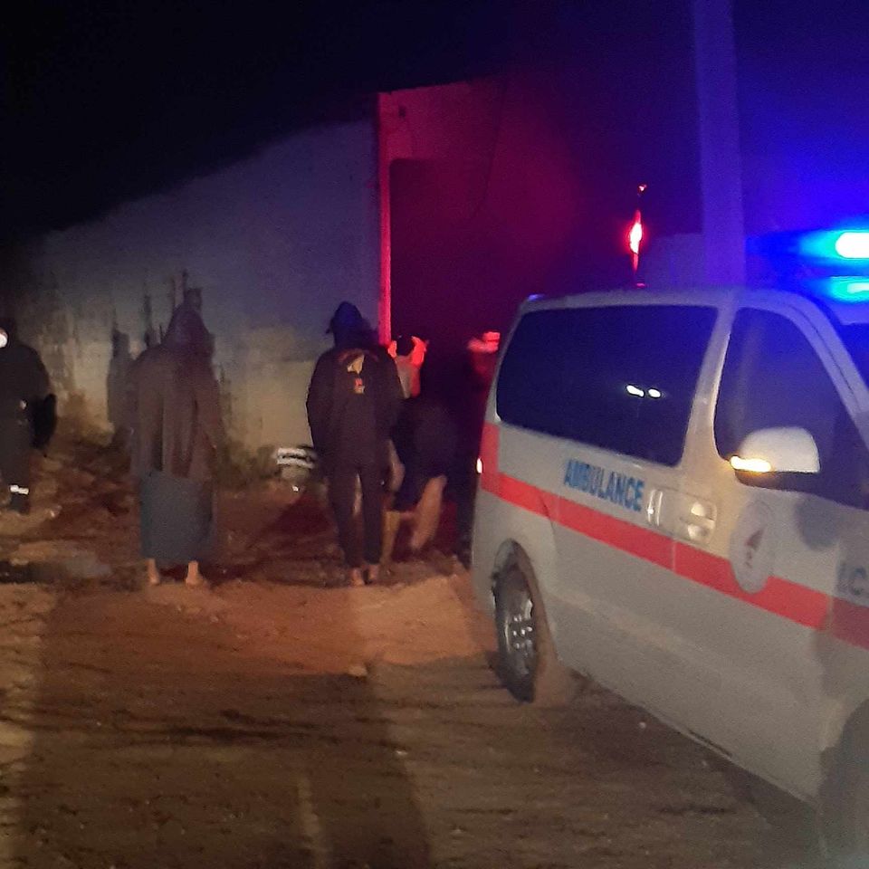 Ambulance and Emergency Service: A fire broke out in the feed stores in Al-Khoms.