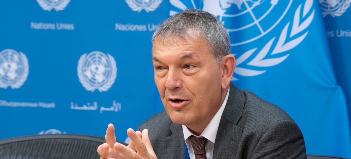   المفوض العام لوكالة الأمم المتحدة الأونروا يتهم سلطات الإحتلال الإسرائيلي بالسعي لتدميرها