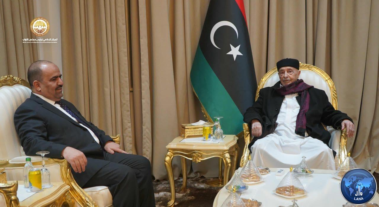 Ageela meets with the Algerian Ambassador.