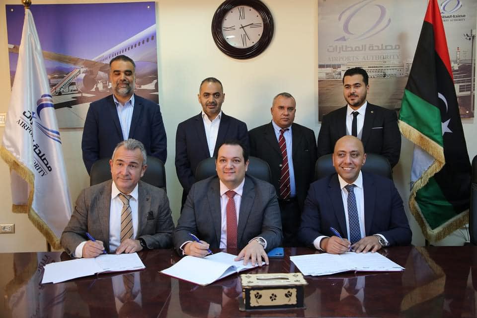 مصلحة المطارات توقع مذكرة تفاهم مع شركتي تركية ، وبريطانية ،لتشكيل ائتلاف بينهما لتمويل مشروع مطار طرابلس الجديد. 