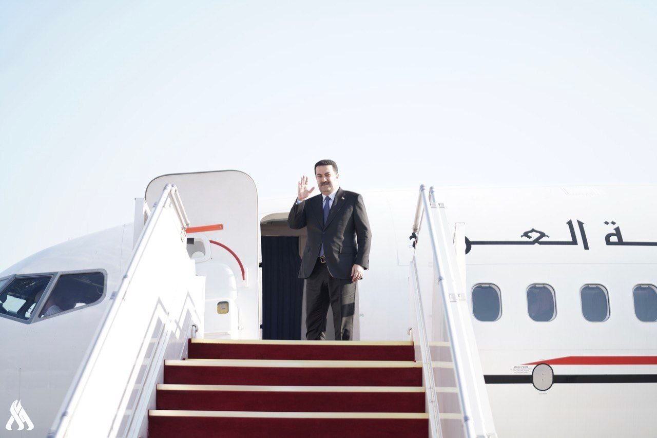 رئيس الحكومة العراقية يغادر بغداد متوجهاً إلى أمركا في زيارة رسمية .