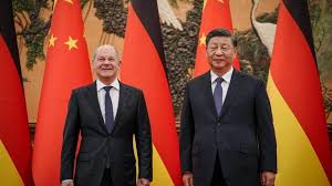 يرأس مستشار ألمانيا غدا وفدا من مدراء كبرى الشركات الألمانية في زيارة للصين .