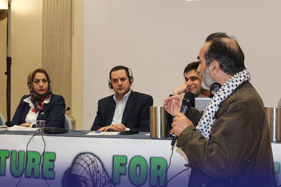 الحكومة المكلفة من البرلمان تشارك في اشغال المنتدى الدولي حول القضية الفلسطينية المنعقد في روما .
