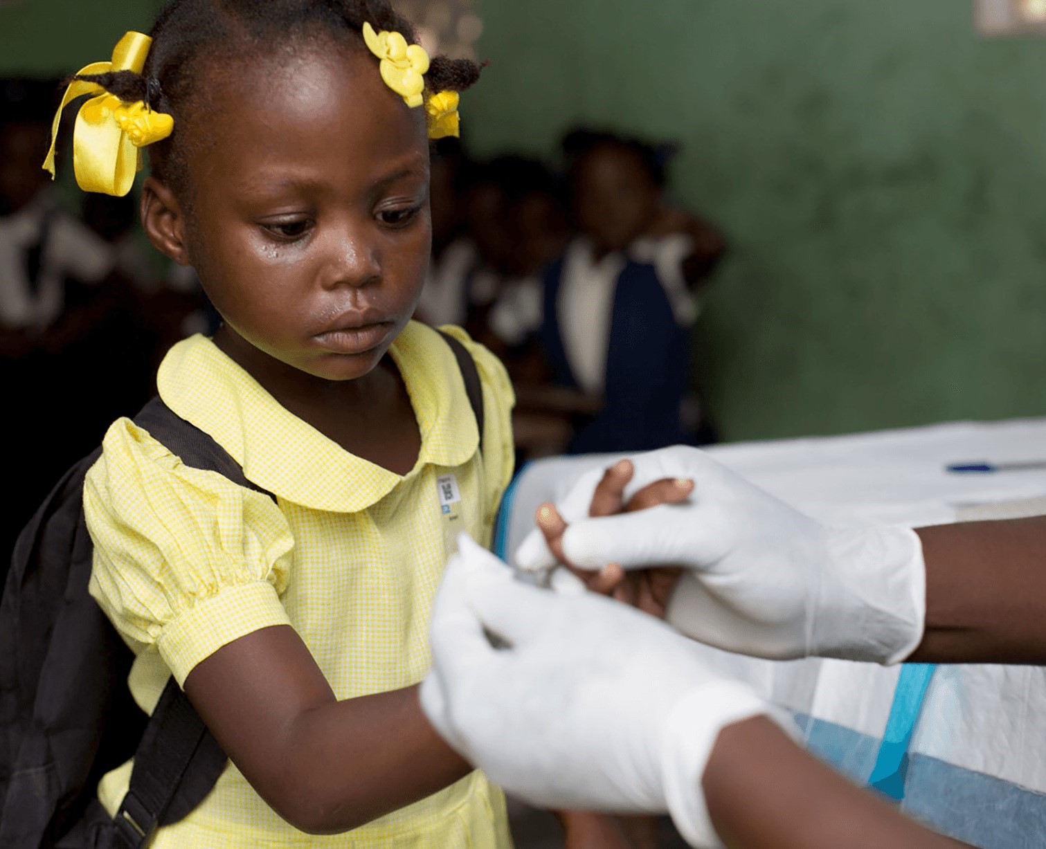اليونيسيف تؤكد إلتزامها بصحة الأطفال من خلال دعم تطعيم أكثر من 460 ألف طفل في ‫ليبيا خلال العام الماضي .