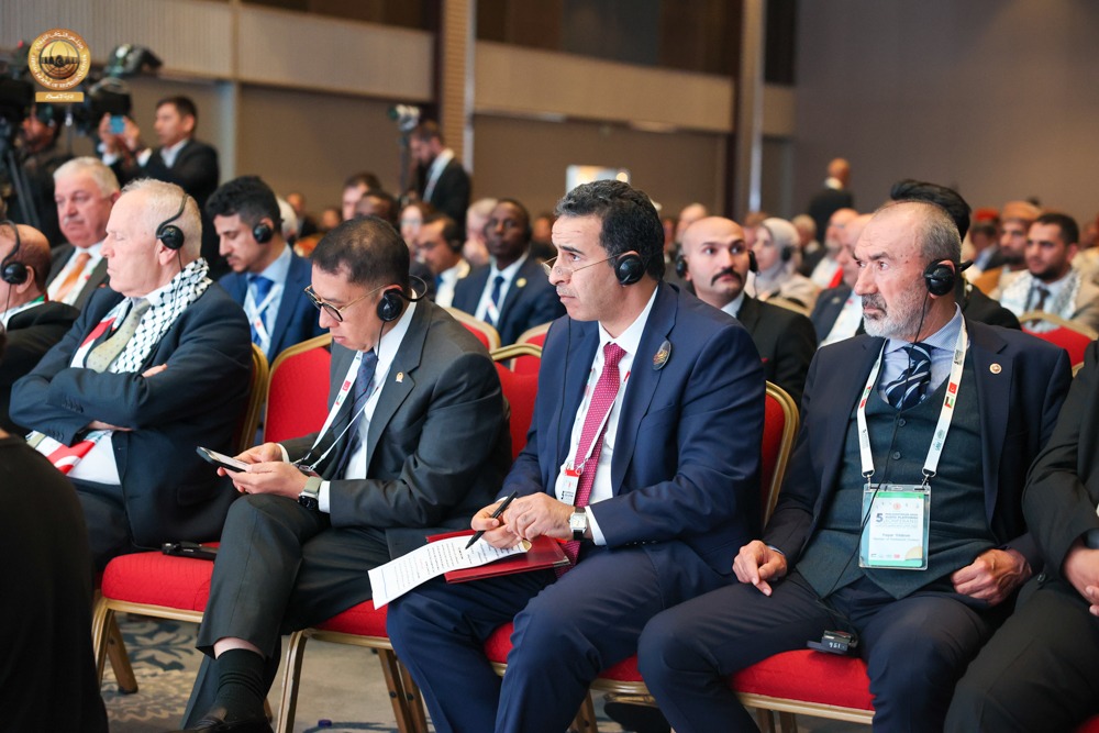 Al-Nuwairi participates in the fifth conference of the League of Parliamentarians for Al-Quds in Istanbul.