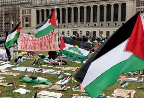 الأمم المتحدة تعبر عن قلقها لاعتقال طلاب متظاهرين بالجامعات الأمريكية دعما لفلسطين.