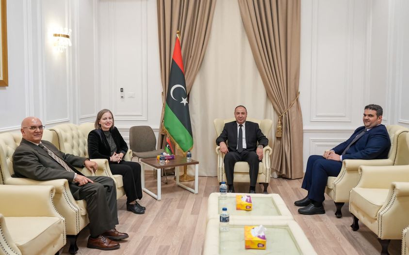 الباعور يبحث مع سفيرة النمسا لدى ليبيا العلاقات الثنائية وسبل دعمها.