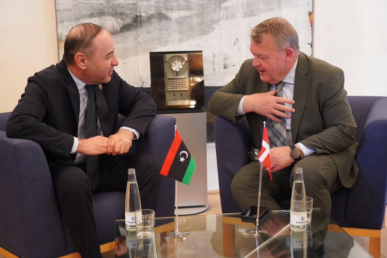Al-Baaour and the Danish Foreign Minister discuss the latest developments in the political situation in Libya.