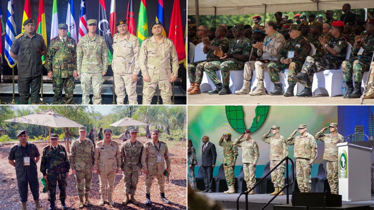 وفد من المسؤولين العسكريين من جميع انحاء ليبيا يُشارك في قمة القوات البرية الأفريقية في زامبيا.