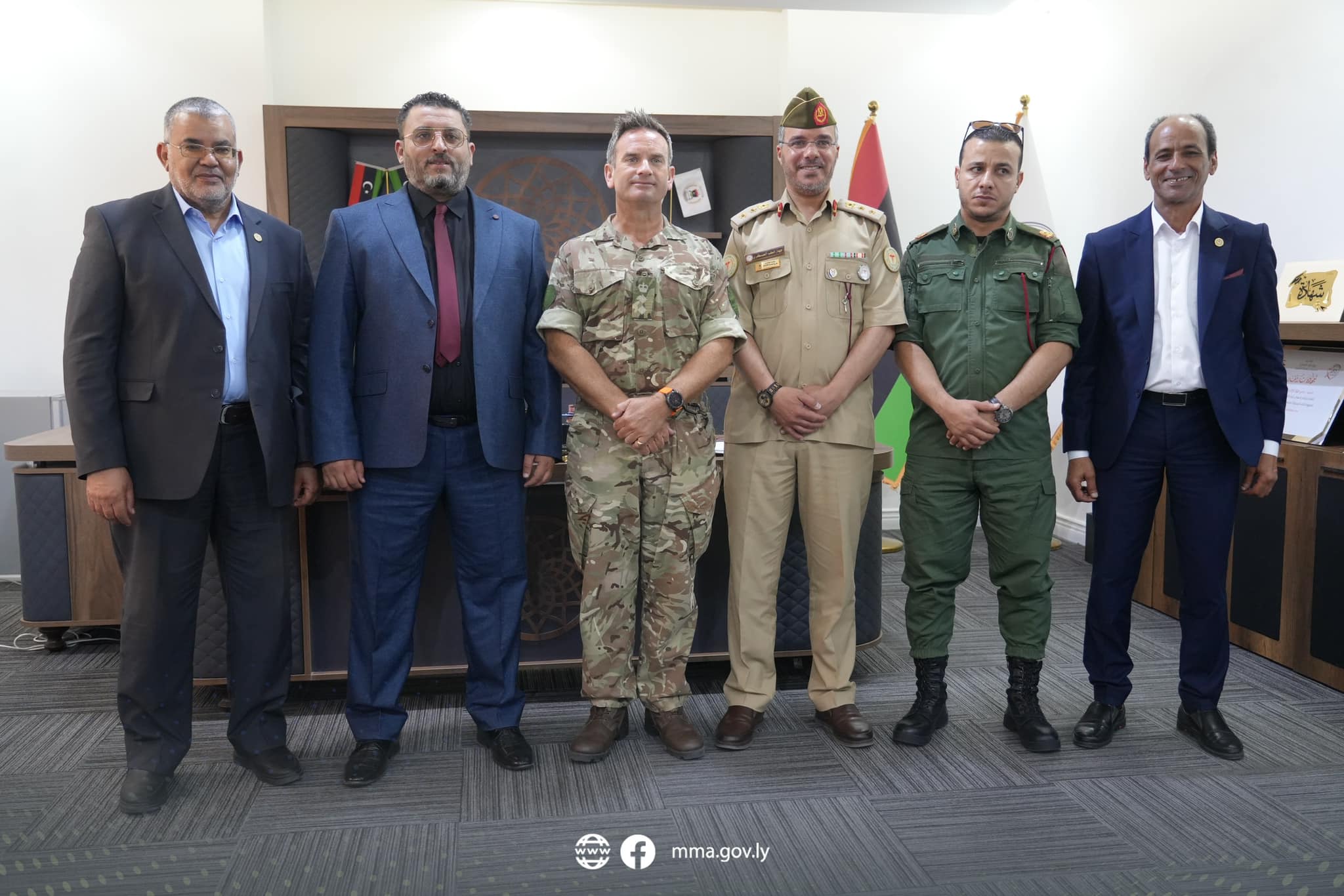 Military Medicine Agency meets with the British military attaché to Libya.