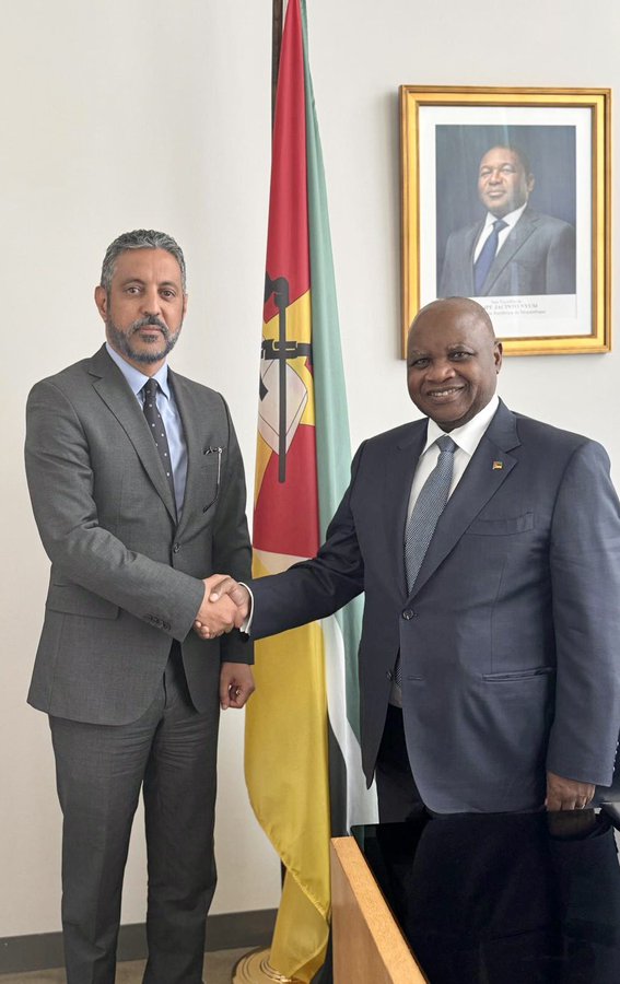 السني يبحث مع مندوب موزمبيق الرئيس الحالي لمجلس الأمن تطورات الوضع في ليبيا وغزة . 