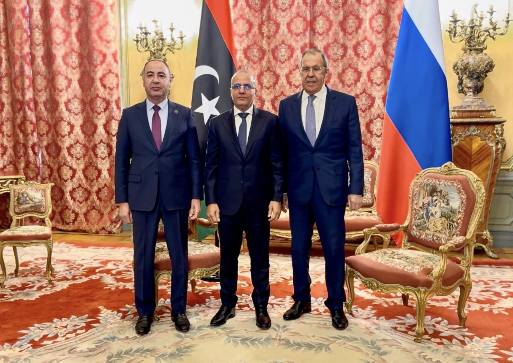 اللافي يشدد  على أهمية وجود دور روسي إيجابي وبنّاء، لصالح الاستقرار في ليبيا.