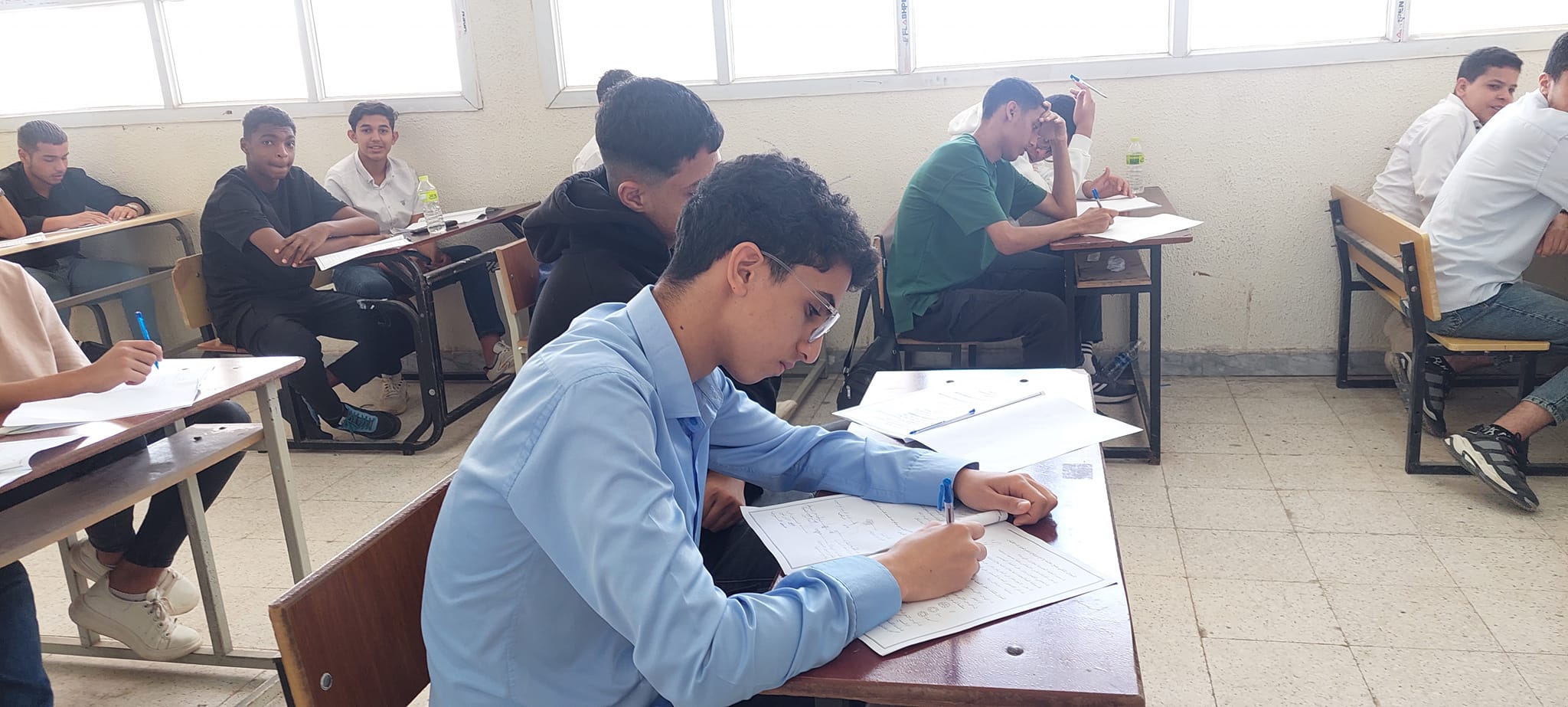 بدء امتحانات الدور الأول لشهادة إتمام مرحلة التعليم الأساسي بكامل التراب الليبي .