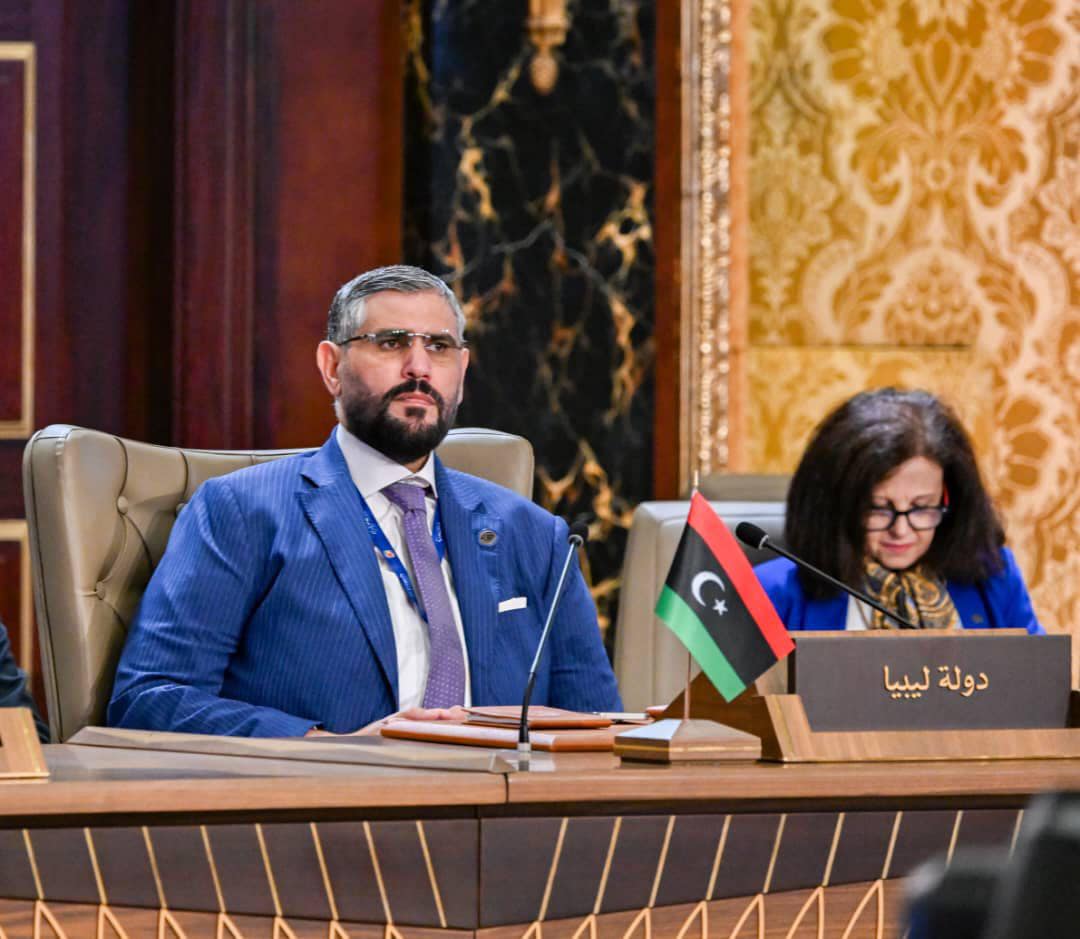 مندوب ليبيا الدائم في الجامعة العربية يشارك في الاجتماعات التحضيرية للقمة العربية قمة البحرين في دورتها الـ33.